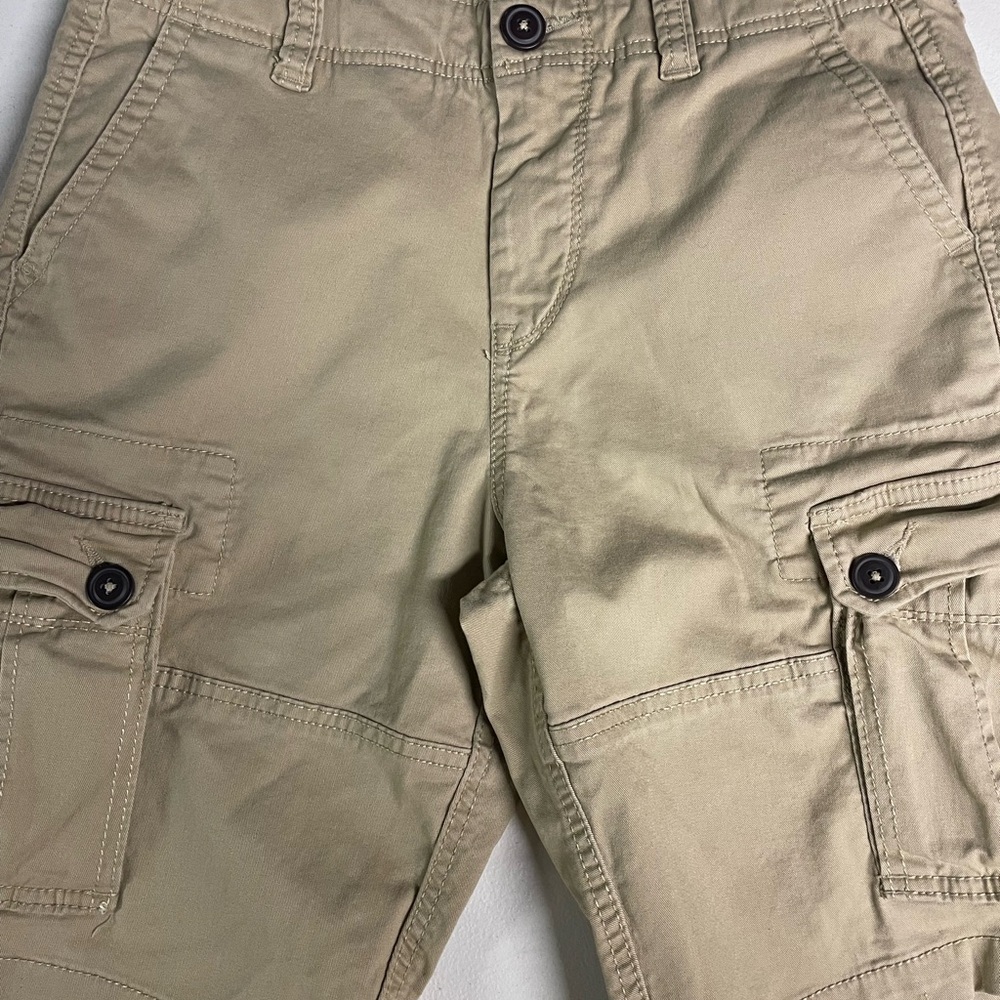 Aeropostale Kids Casual Cargo shorts- Khaki - Picture 2 of 8